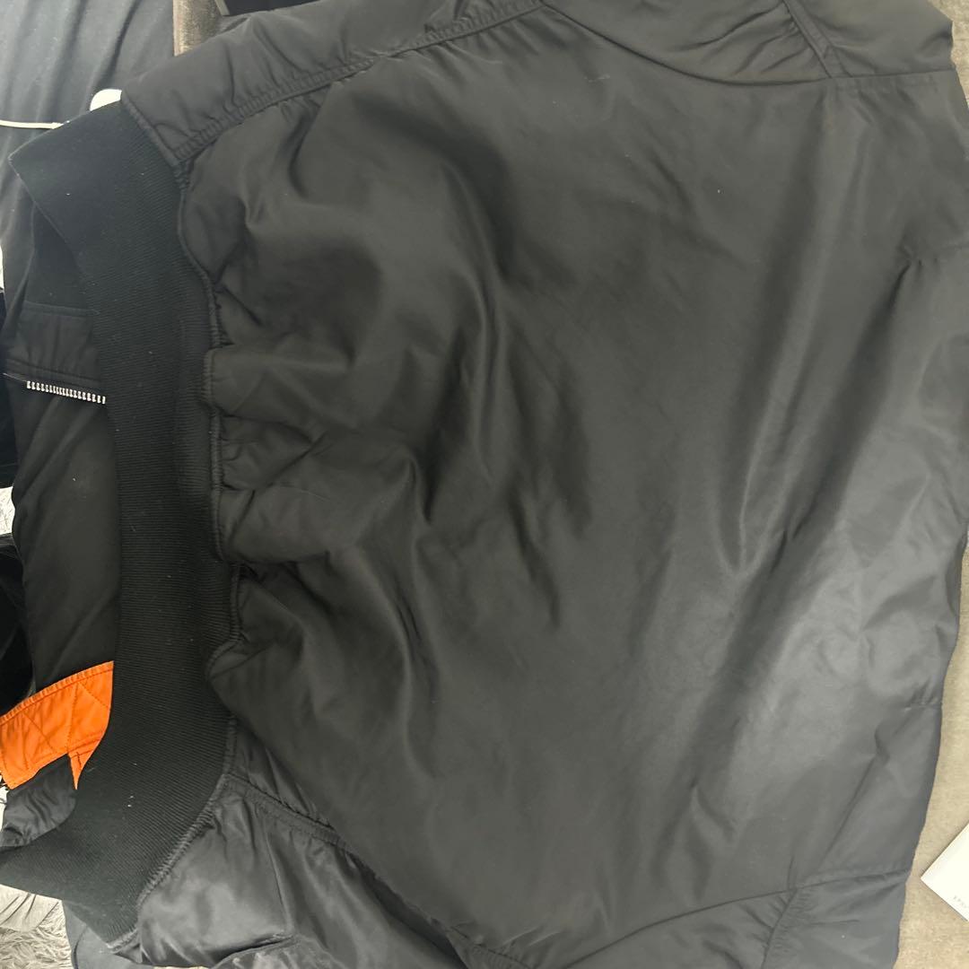 Alpha Industries MA-1 ブラックジャケット Lサイズ