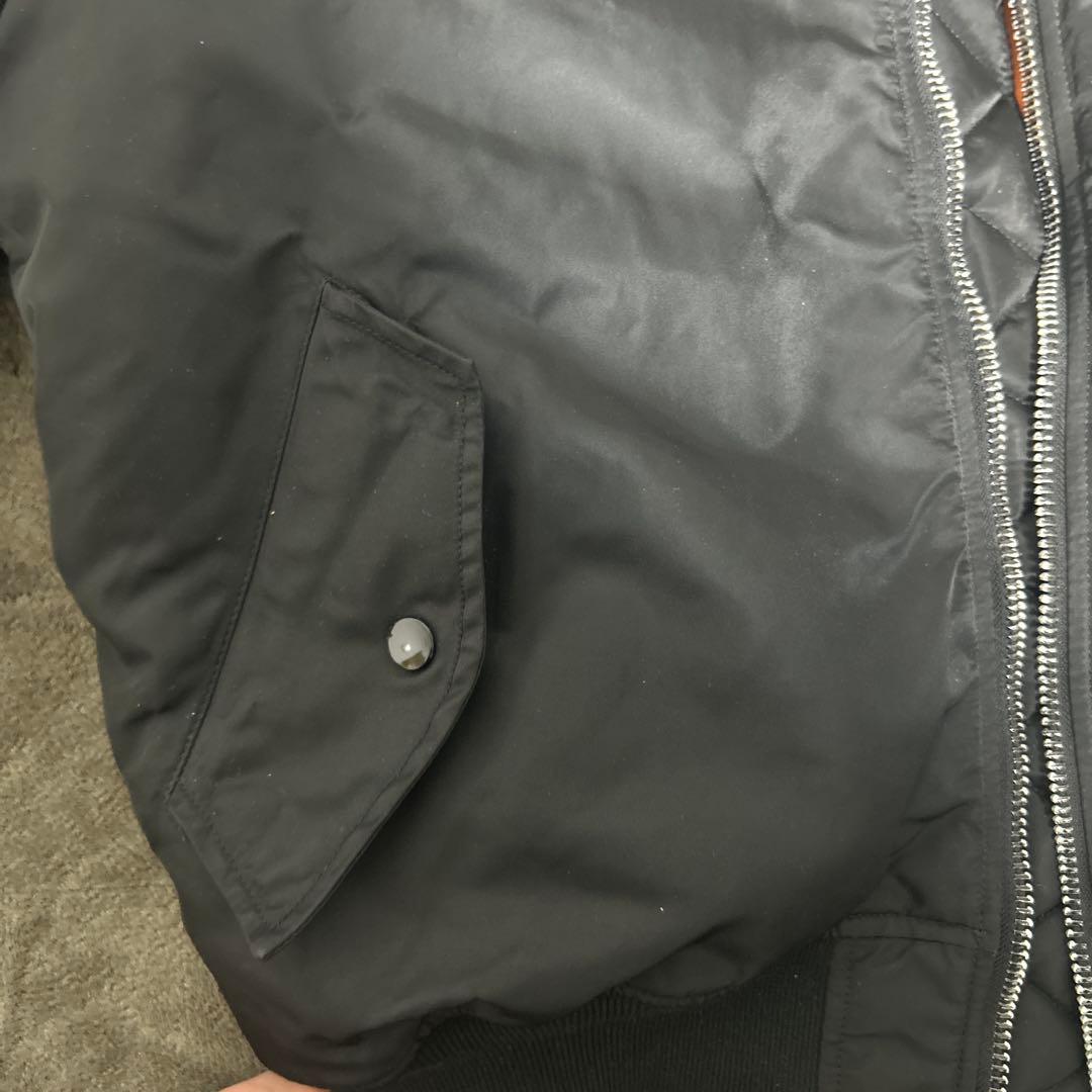 Alpha Industries MA-1 ブラックジャケット Lサイズ