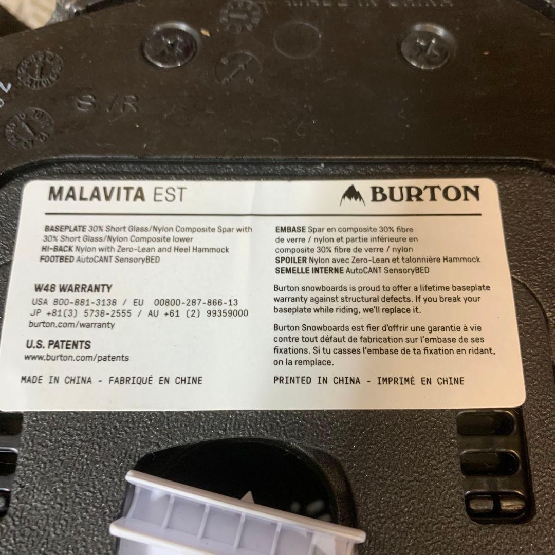 J252\" 現状品 Burton スノーボードバインディング