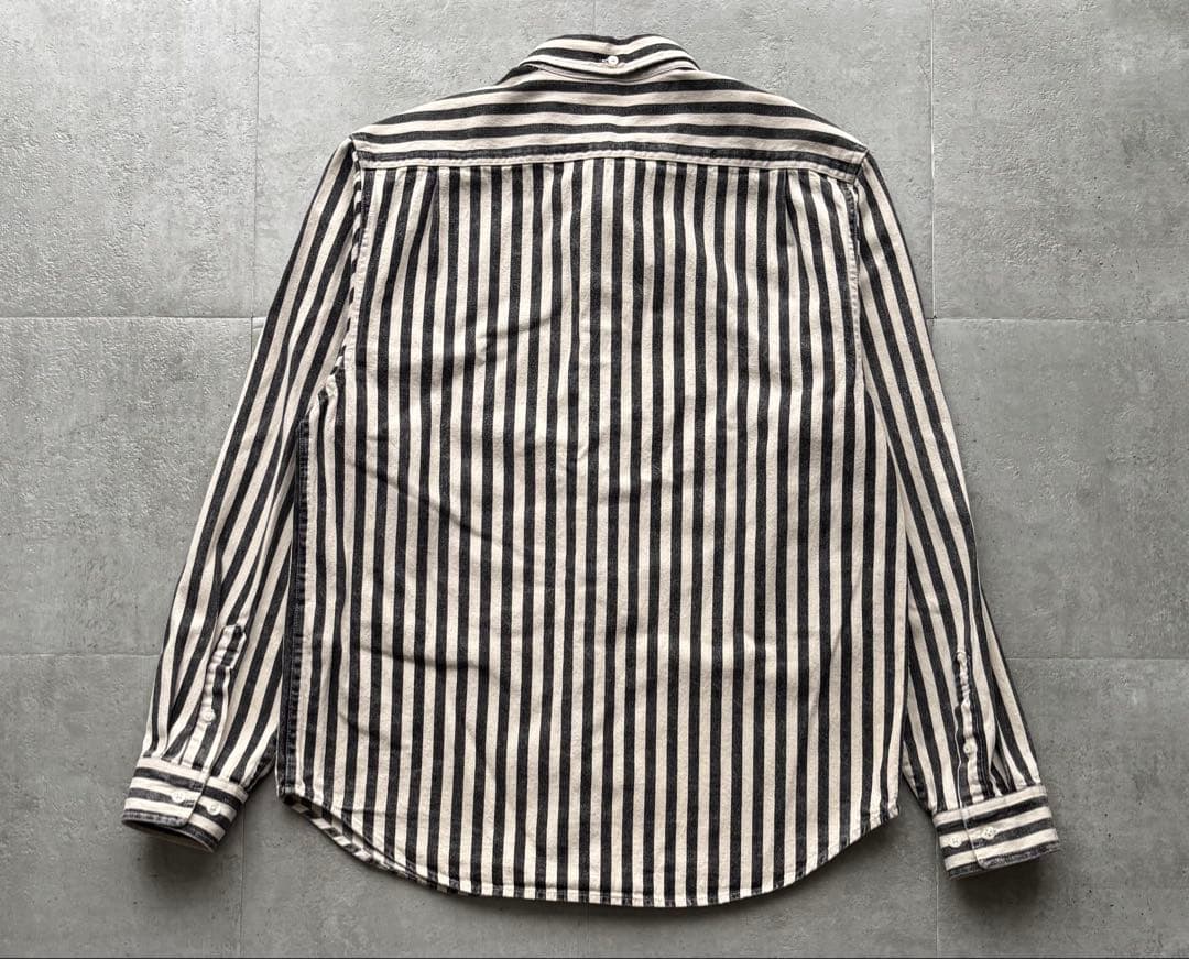 Supreme シュプリーム　ストライプ　デニムシャツ　Mサイズ　デザイン◎