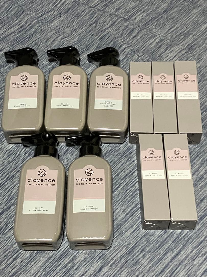 clayence クレイスパカラートリートメント、リペアカラーオイルおまけ付