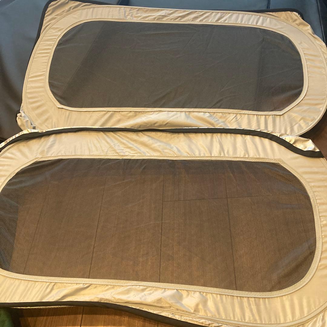 三菱純正 デリカ D-5 サンシェード クッションセット 車中泊