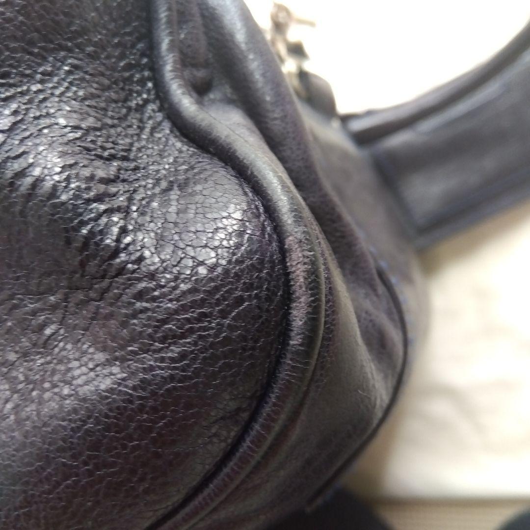 バレンシアガ　ホイッスル　ボストンバッグ　レザー　イタリア製