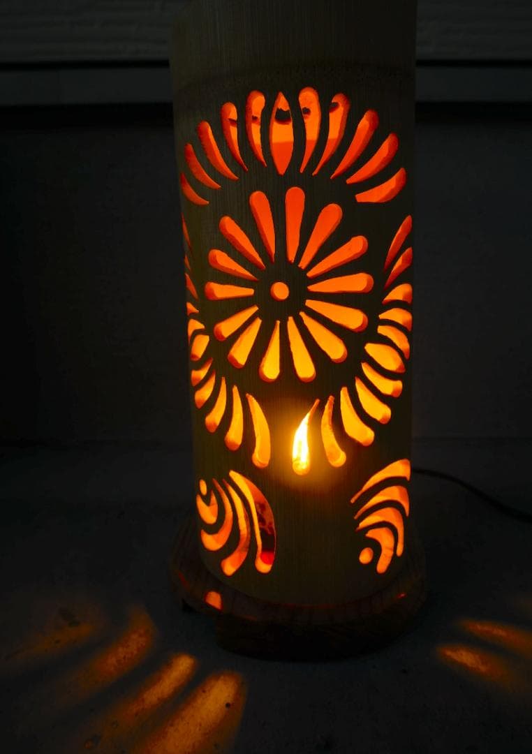 竹灯り・竹あかり・竹灯籠　 ～～ 癒しの灯り ★花火華炎★～～