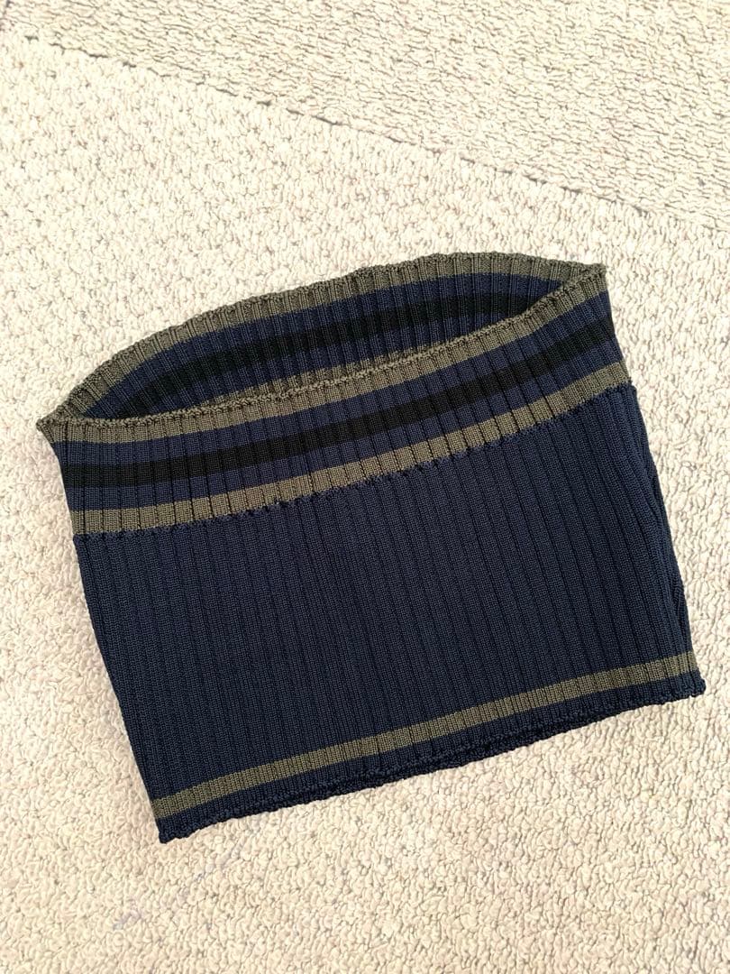 PRADAベアトップ プラダ トップス レイヤー リブニット