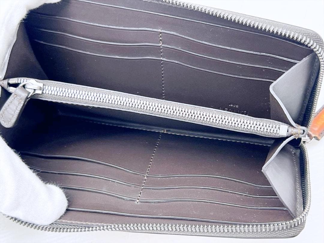 美品　ベルルッティ　イタウバ　スクリットレザー　ロングジップウォレット　長財布