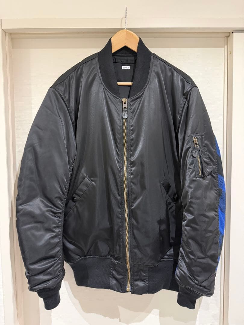 SEQUEL MA-1 ブラック 試着のみ Lサイズ シークエル