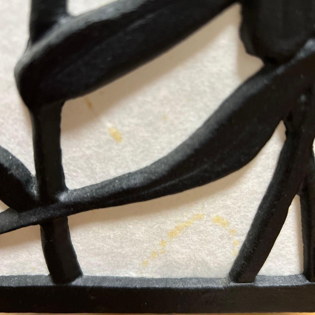 ブラックメタル和柄スタンドランプ