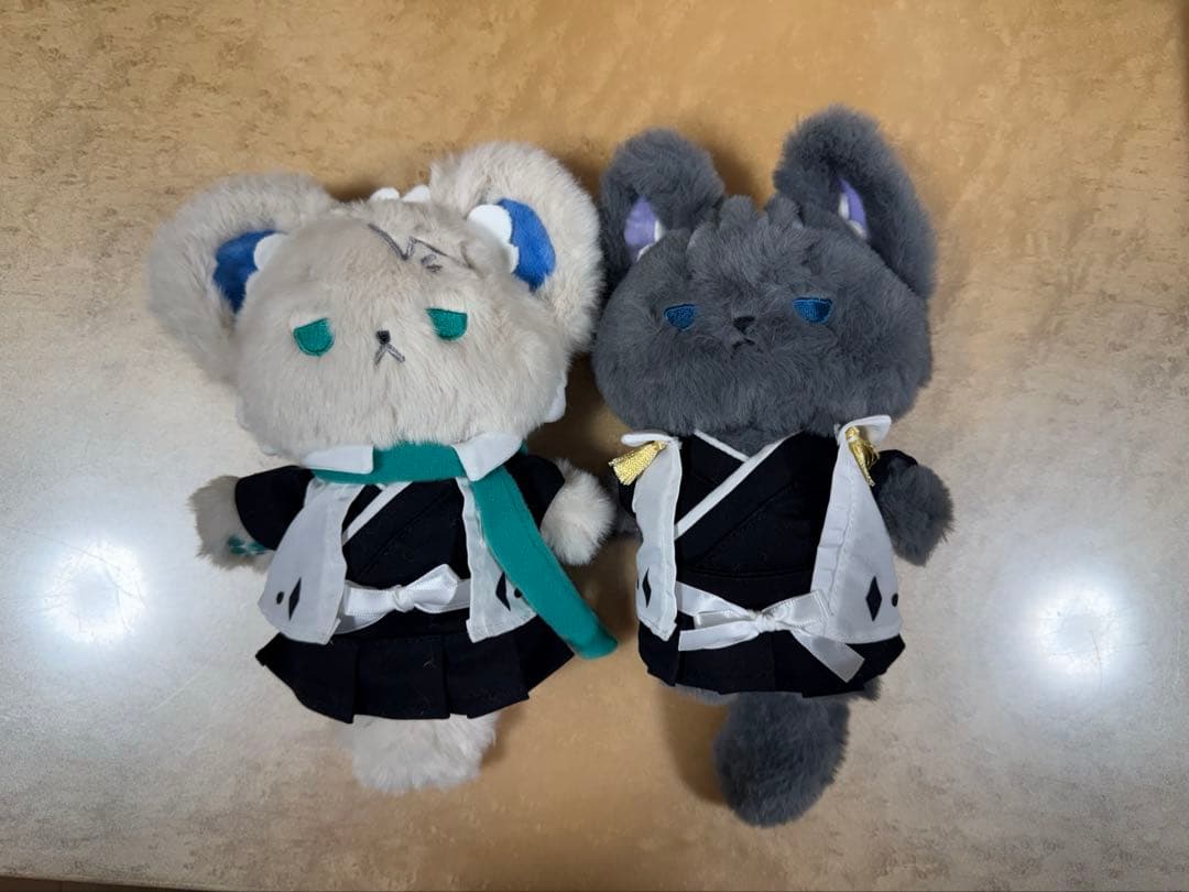 BLEACH　モフフサ　ぬいぐるみ　マスコット 日番谷冬獅郎　朽木白哉　セット