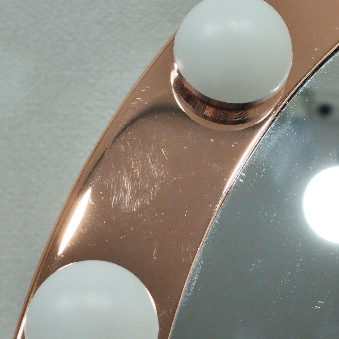 廃盤希少 フランフラン ハリウッドミラー ピンクゴールド メイク 自撮り