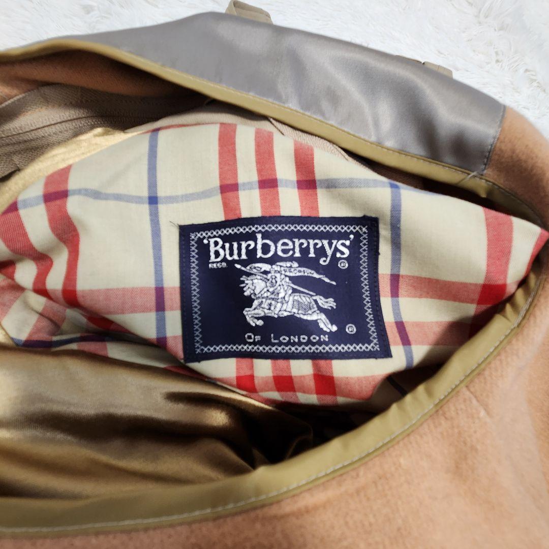 バーバリーズ　ベージュ トレンチコート ダブルブレスト　マキシ丈　ライナー付き