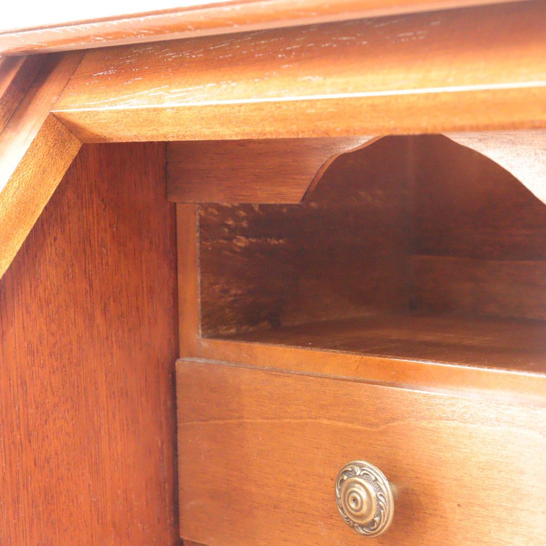 管理126-2 イタリア ライティング ビューロー 机 木製 完成品 デスク