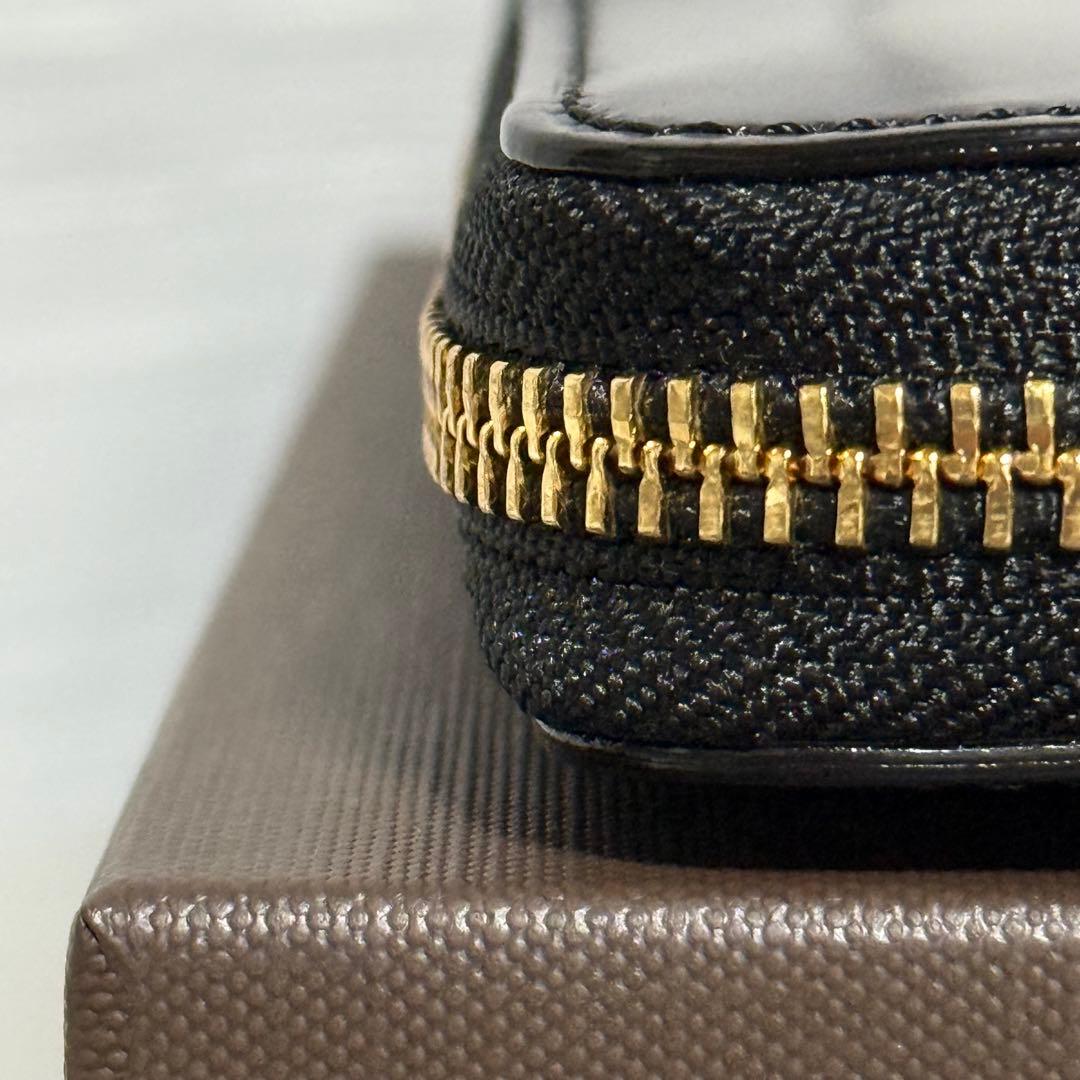 未使用級⭐️ココマイスター コードバン スカイスクレーパー　ラウンドジップ　黒