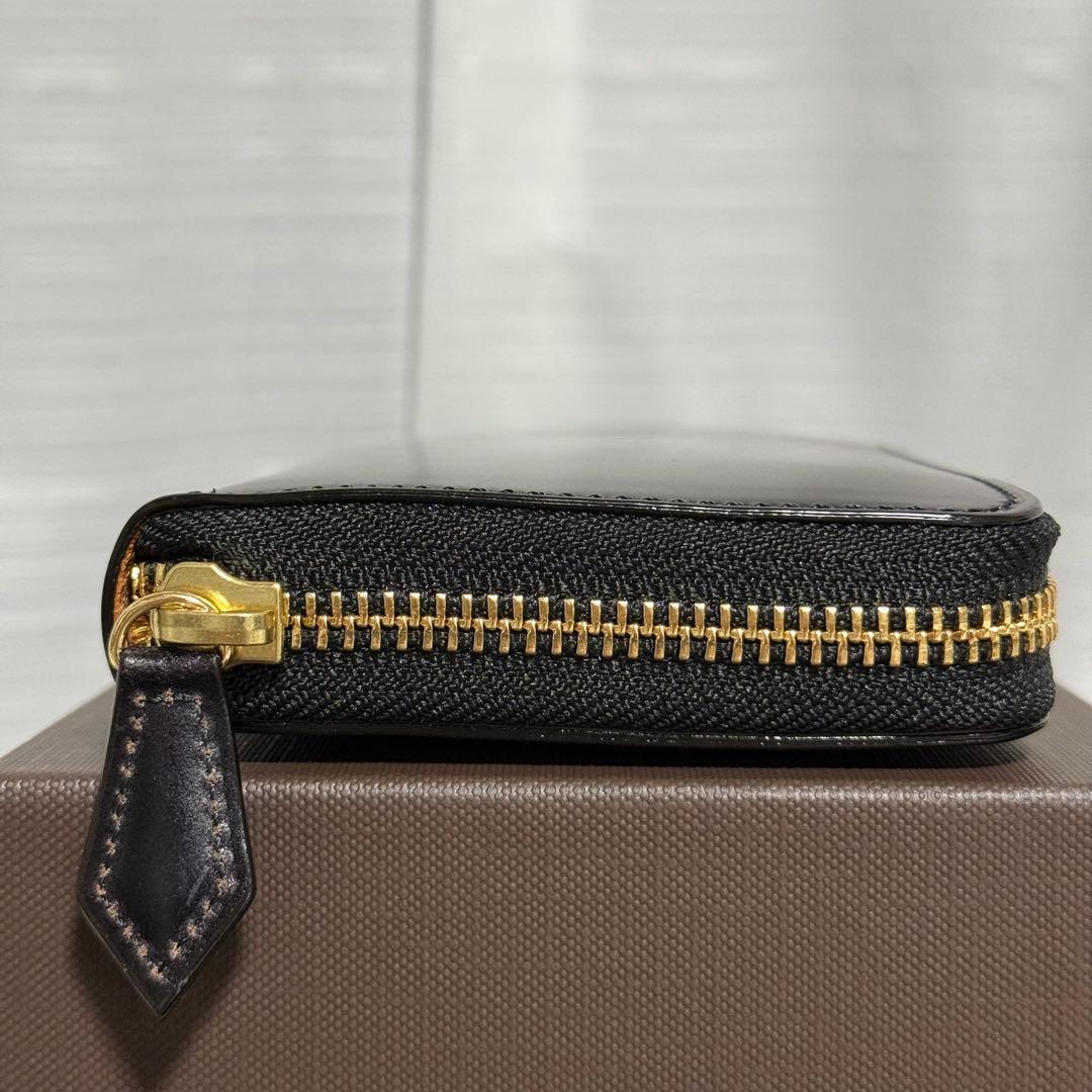 未使用級⭐️ココマイスター コードバン スカイスクレーパー　ラウンドジップ　黒