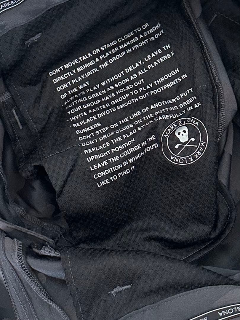 マーク＆ロナ ライダーモデルMLカモ柄5Pパンツ　ブラック