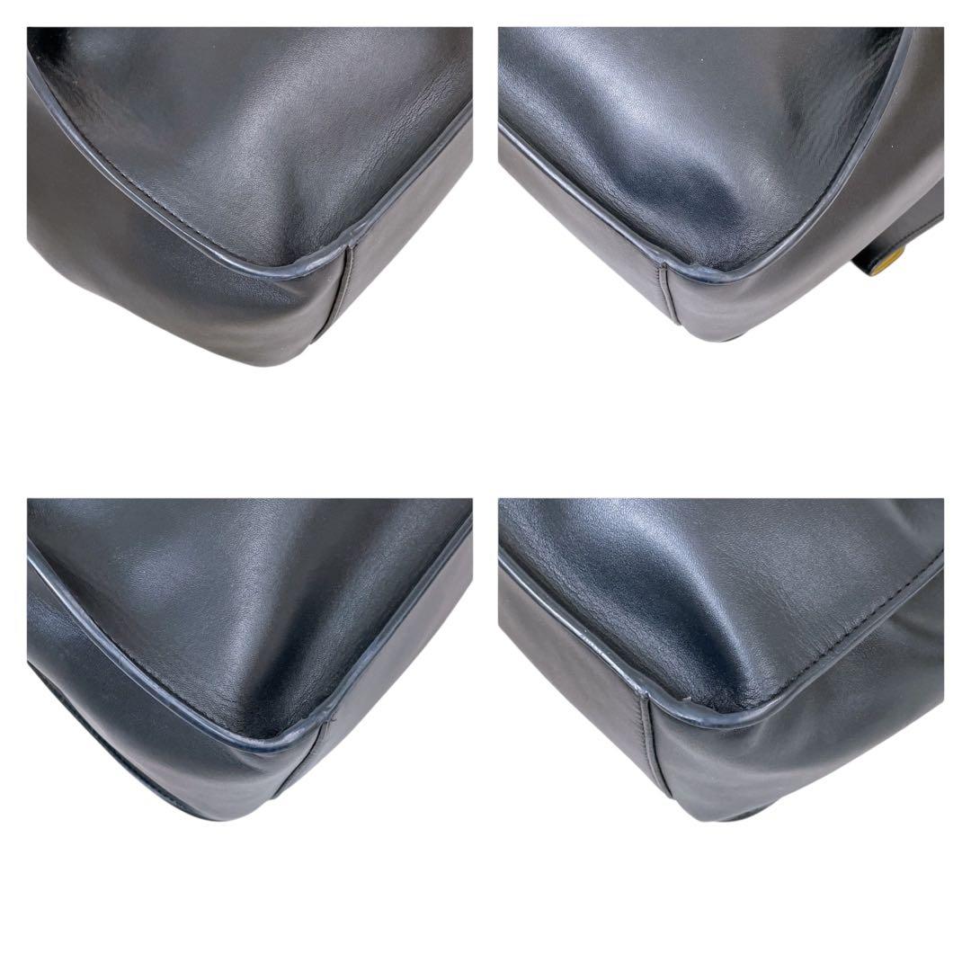 希少　ステラマッカートニー　トートバッグ　ポーチ　レザー　ブラック　4491