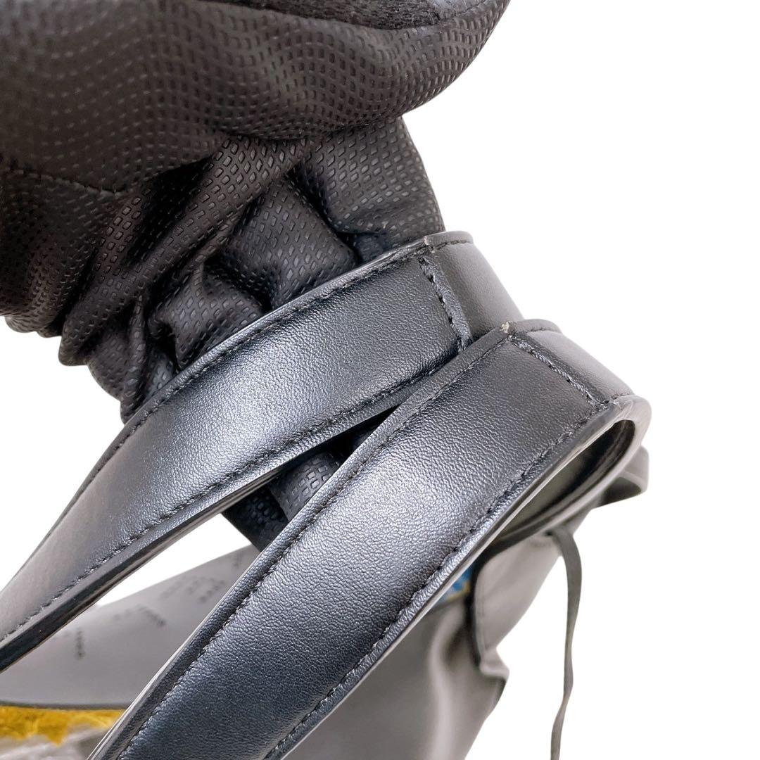 希少　ステラマッカートニー　トートバッグ　ポーチ　レザー　ブラック　4491