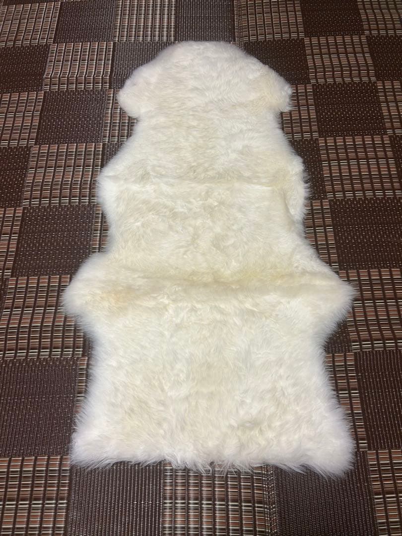 のりちゃん用　ムートン1.５匹　３枚　ホワイト