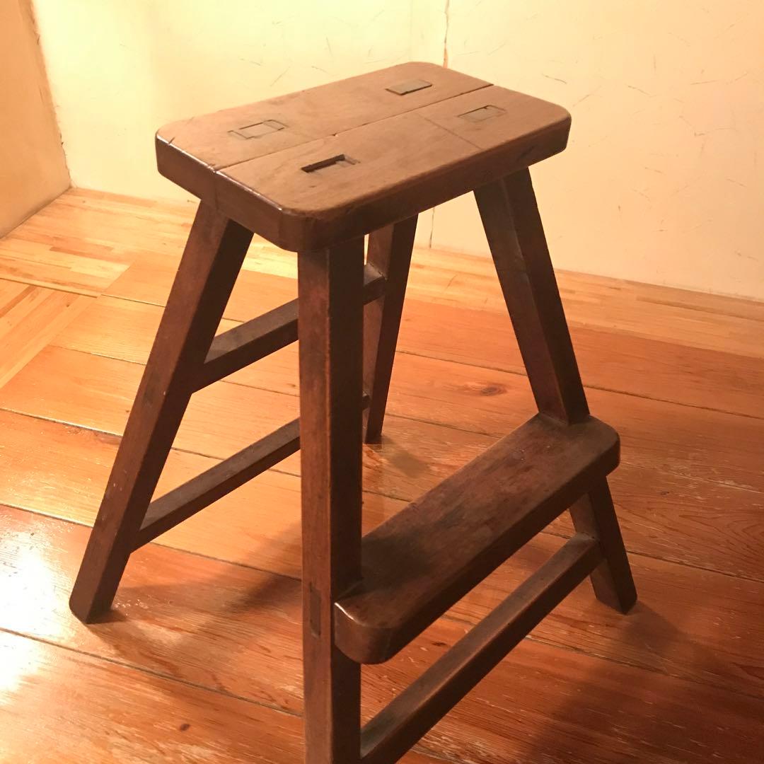 昭和？当時物　踏み台　椅子