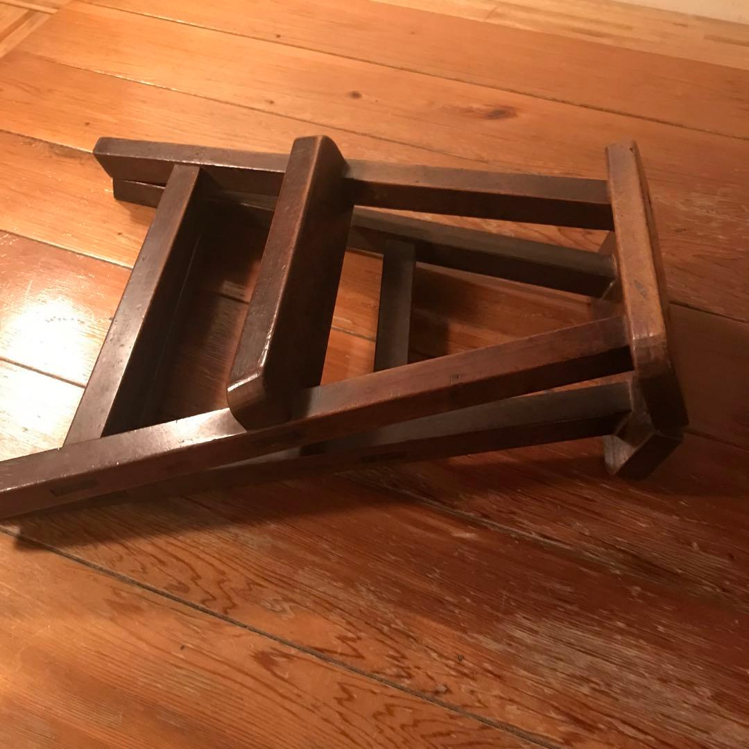 昭和レトロ　踏み台　椅子