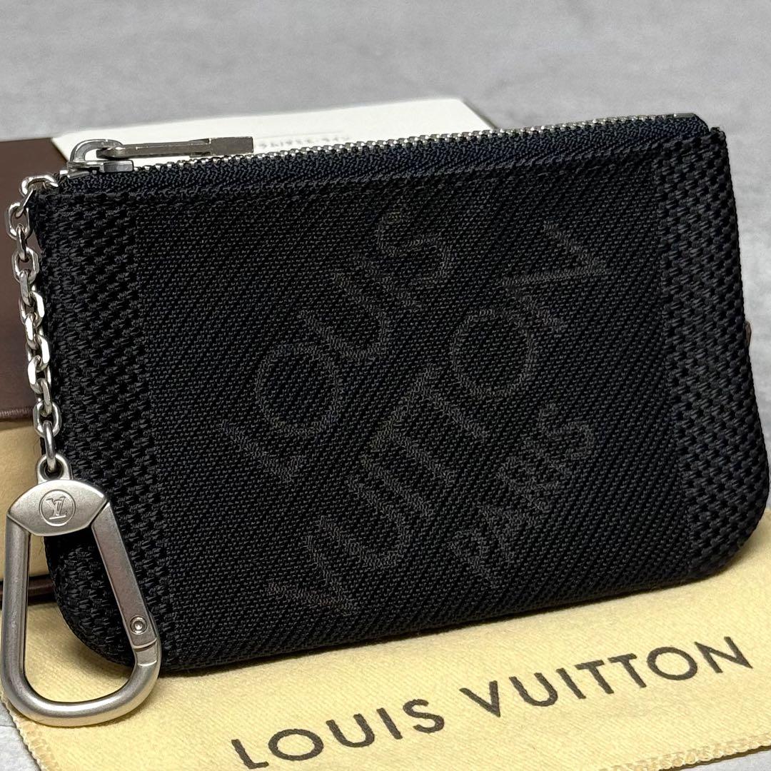新品同様 激レア ルイヴィトン ダミエジェアン ノワール ポシェットクレ 財布