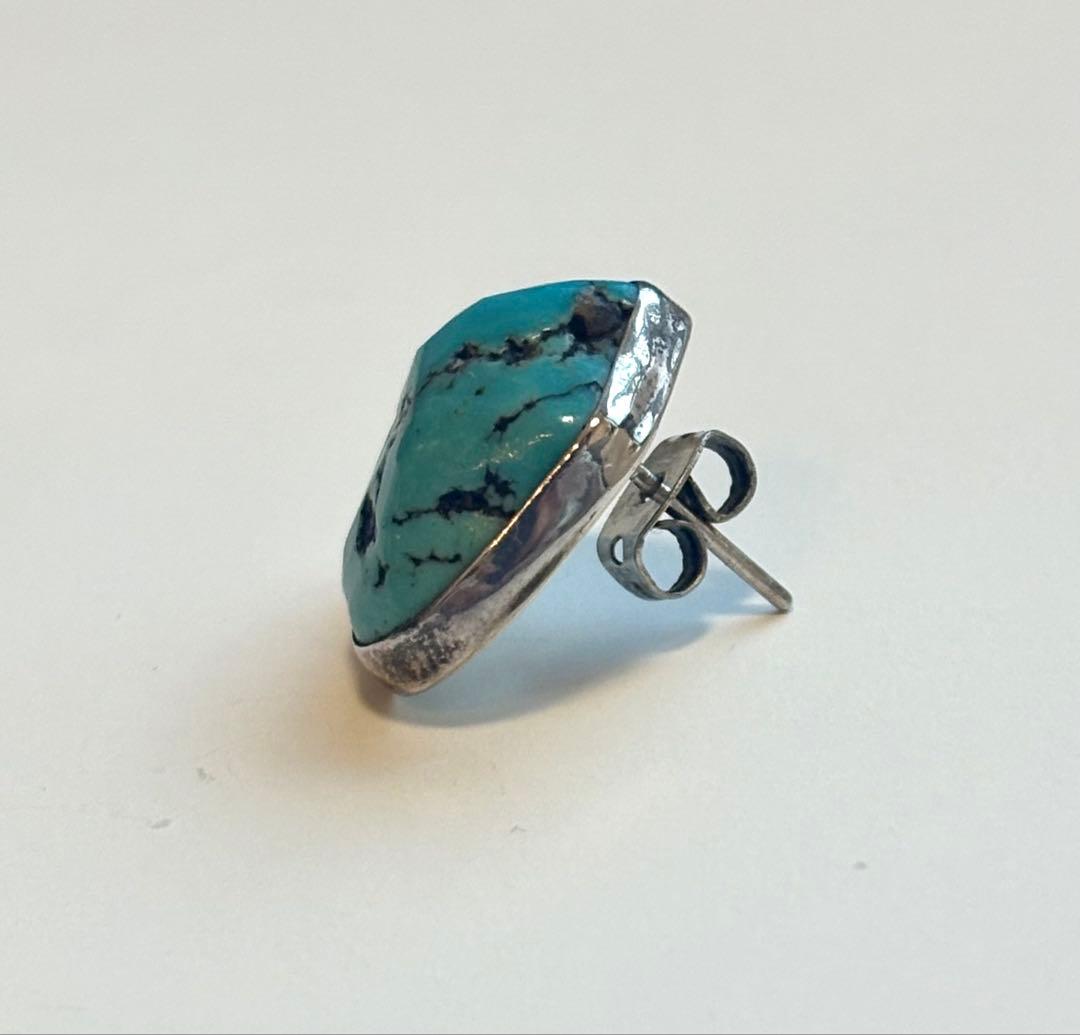 【美品】ロンハーマン シルバー ターコイズ ピアス ネイティブアメリカン