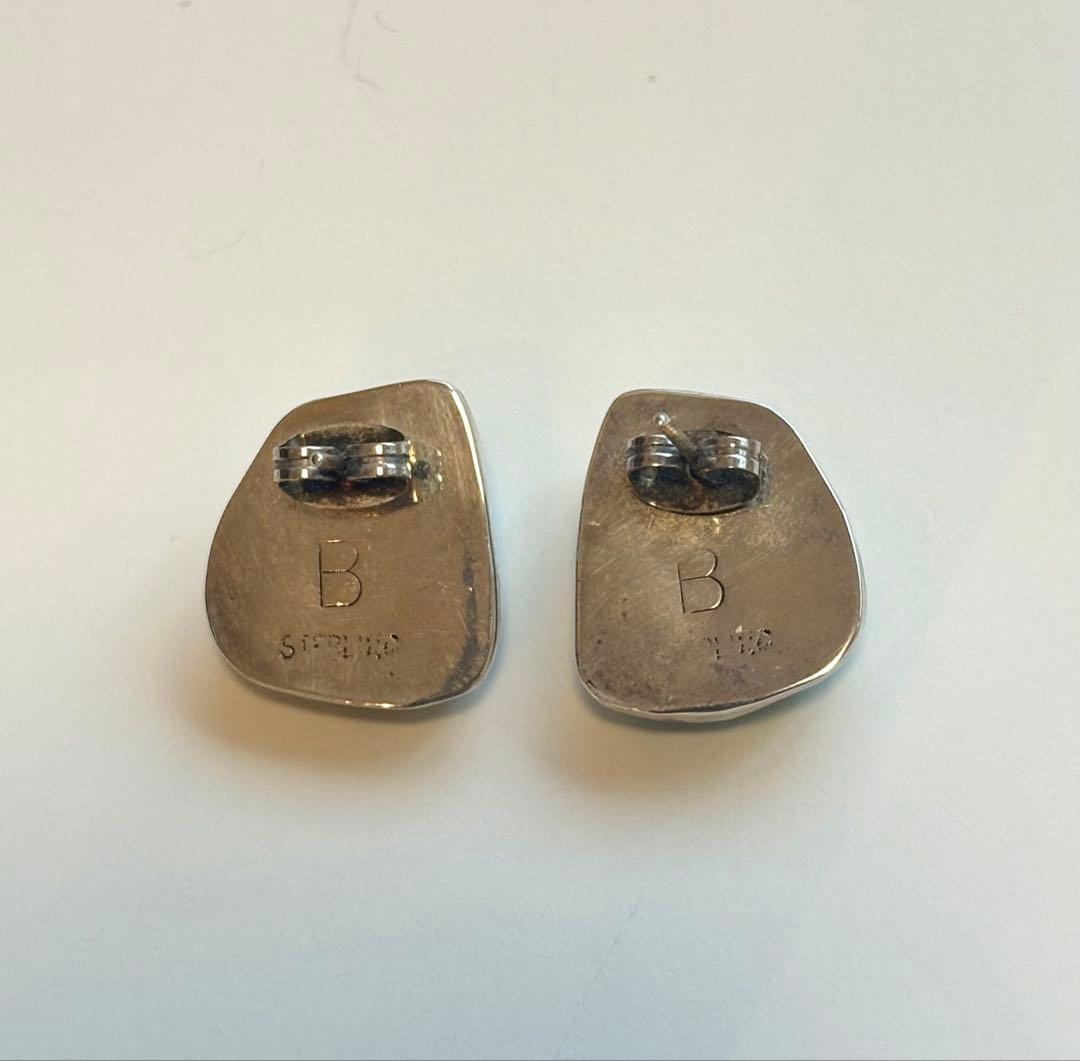 【美品】ロンハーマン シルバー ターコイズ ピアス ネイティブアメリカン