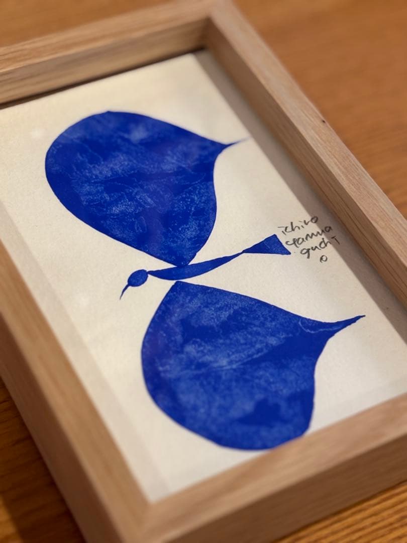 【原画】山口一郎　ブルーバード ポストカードサイズ