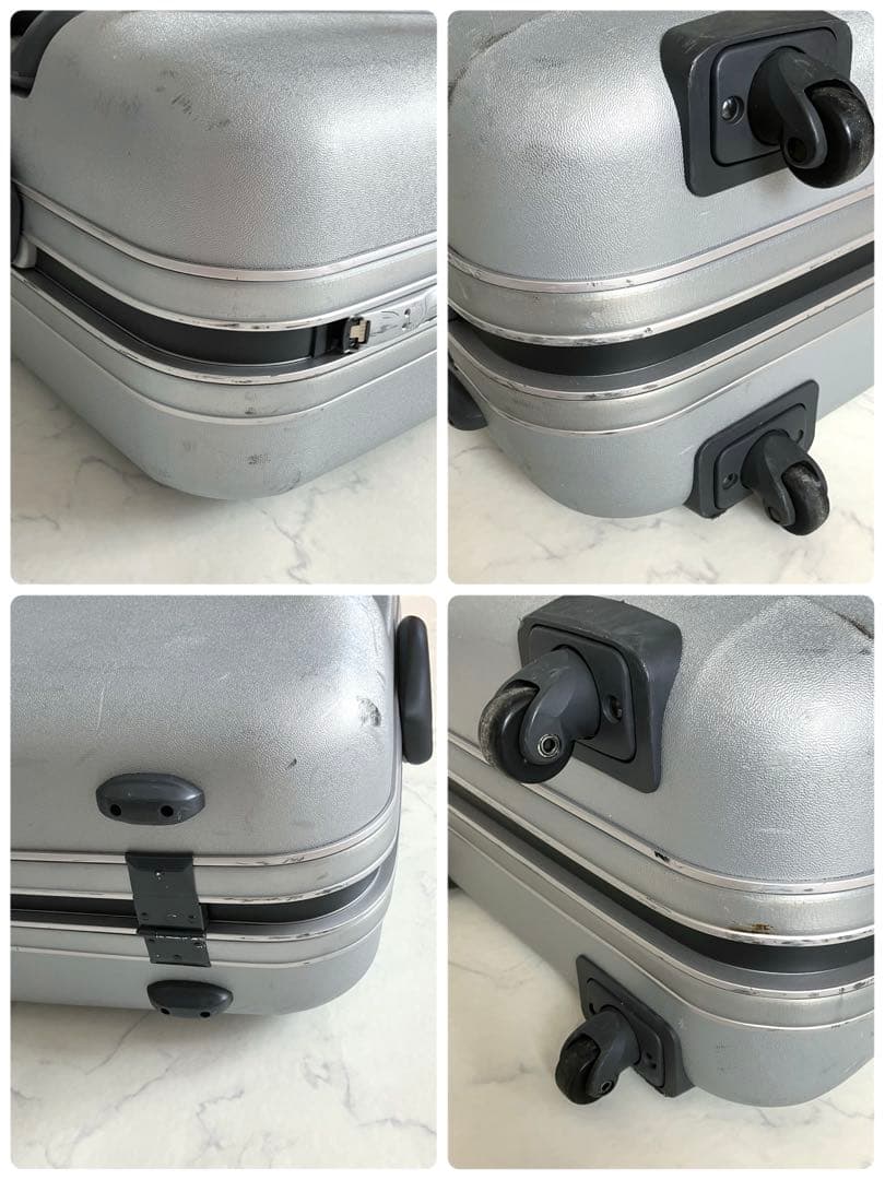 廃盤 サムソナイト シルエットMV 97ℓ スーツケース シルバー　大容量