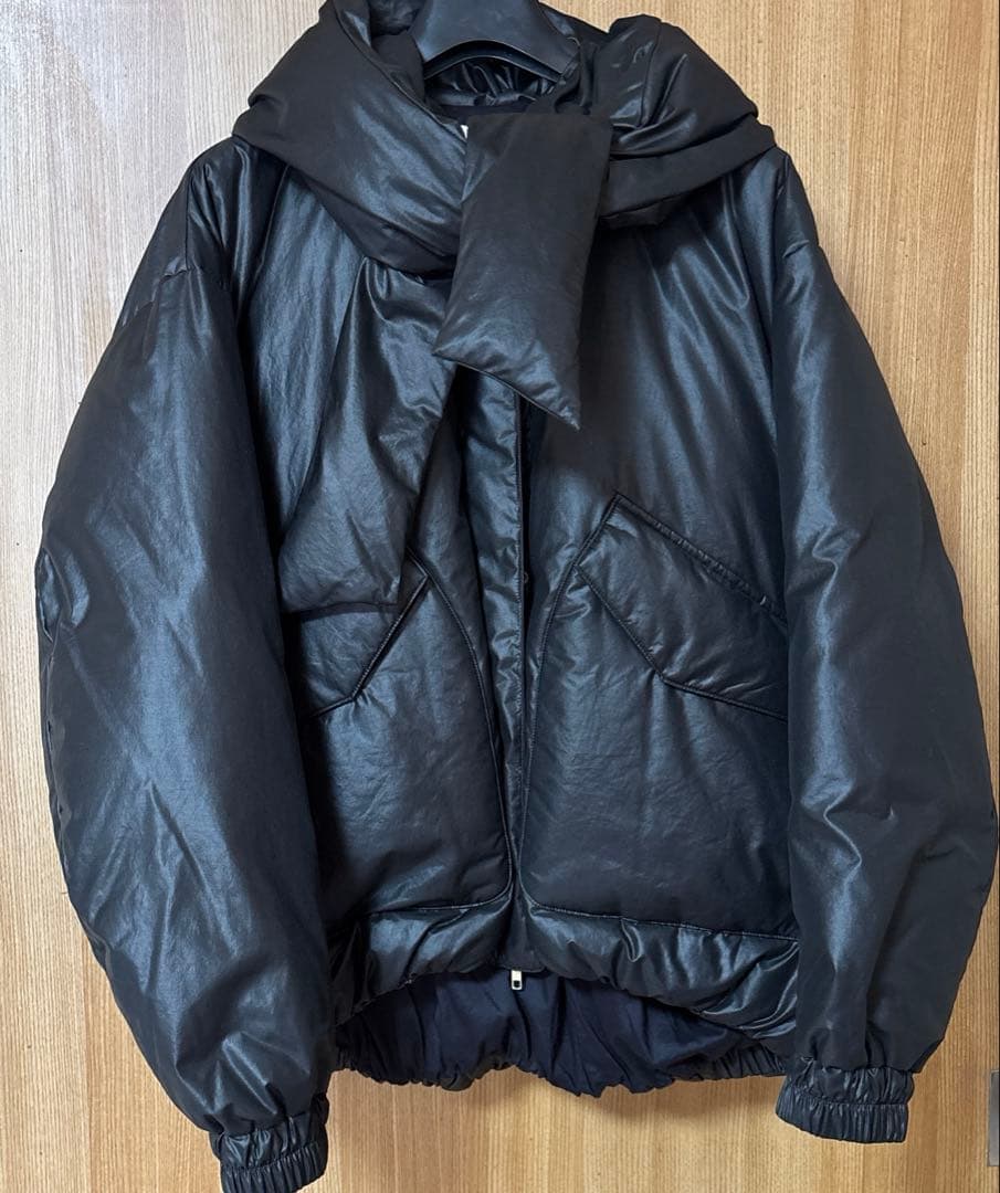 6 ROKU ダウンフーディージャケット ブラック 38サイズ