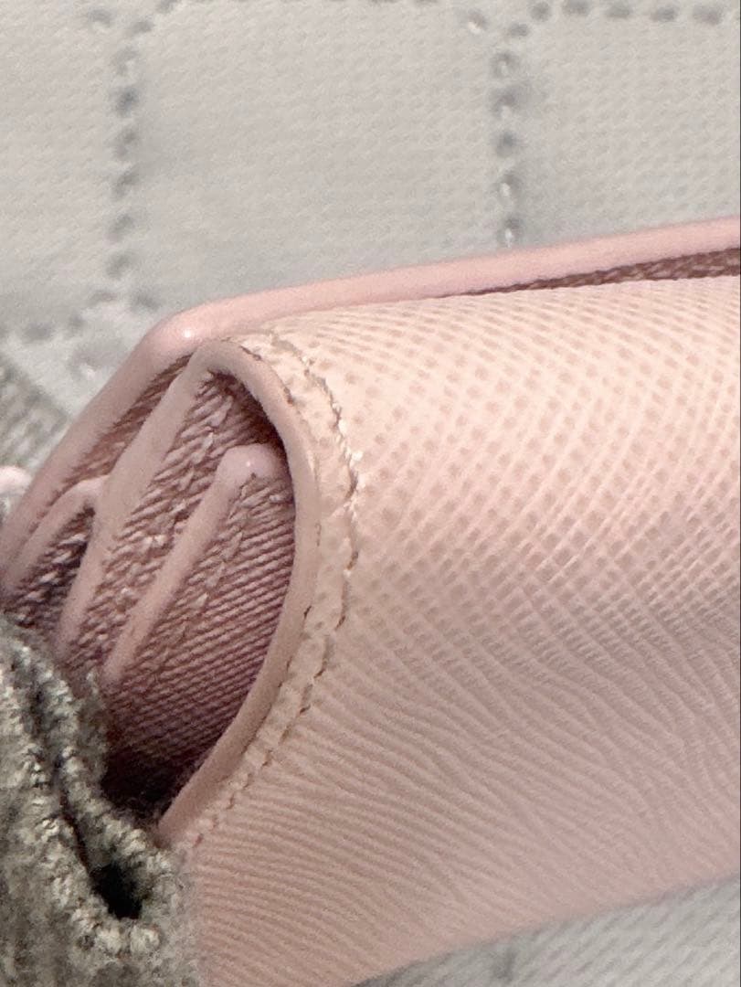 PRADA プラダ 三つ折り 財布 ウォレット ピンク