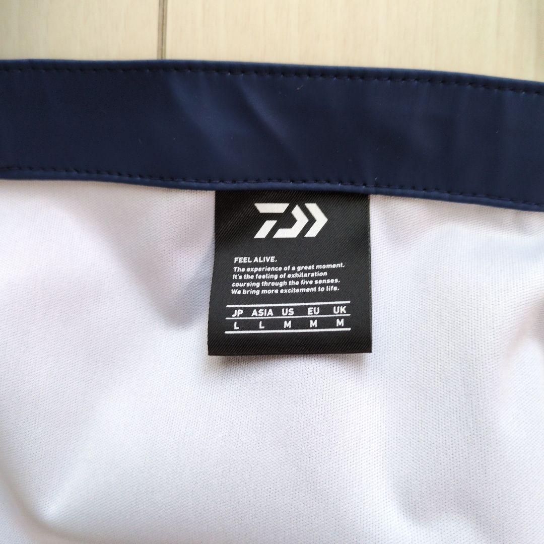 ダイワ　グローブライド　フィッシングパンツ L ネイビー　ハーフサロペット