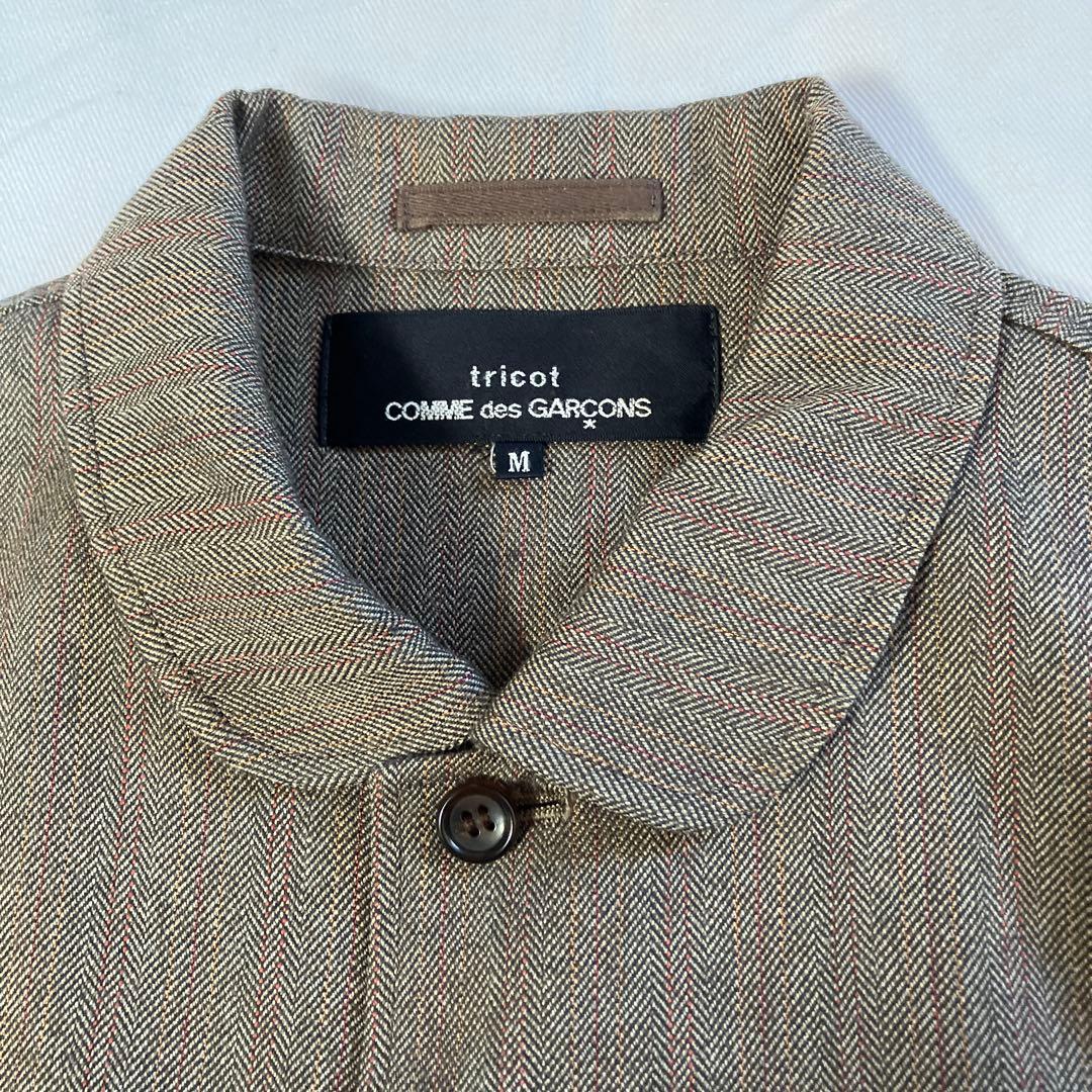 tricot COMME des GARÇONS M ブラウンジャケット