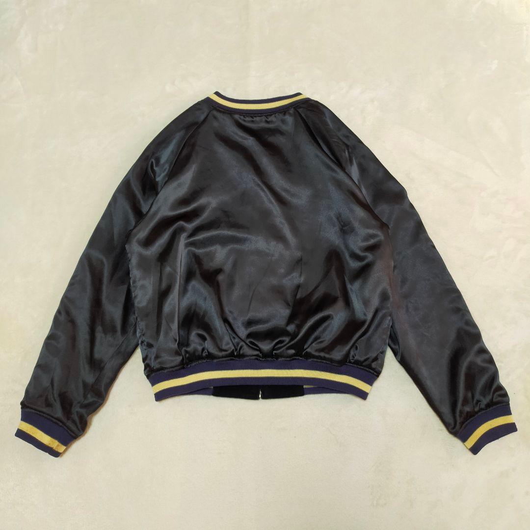 PEAKE'D YELLOW　別珍×サテン　40　リバーシブル　スカジャン