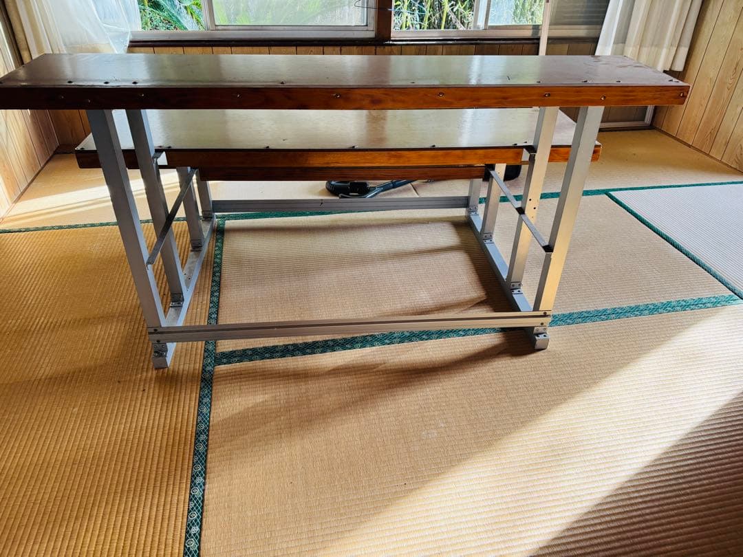 福岡発 三段ラック　雛壇　展示台　陳列台　ガーデンラック　置き台　飾り棚