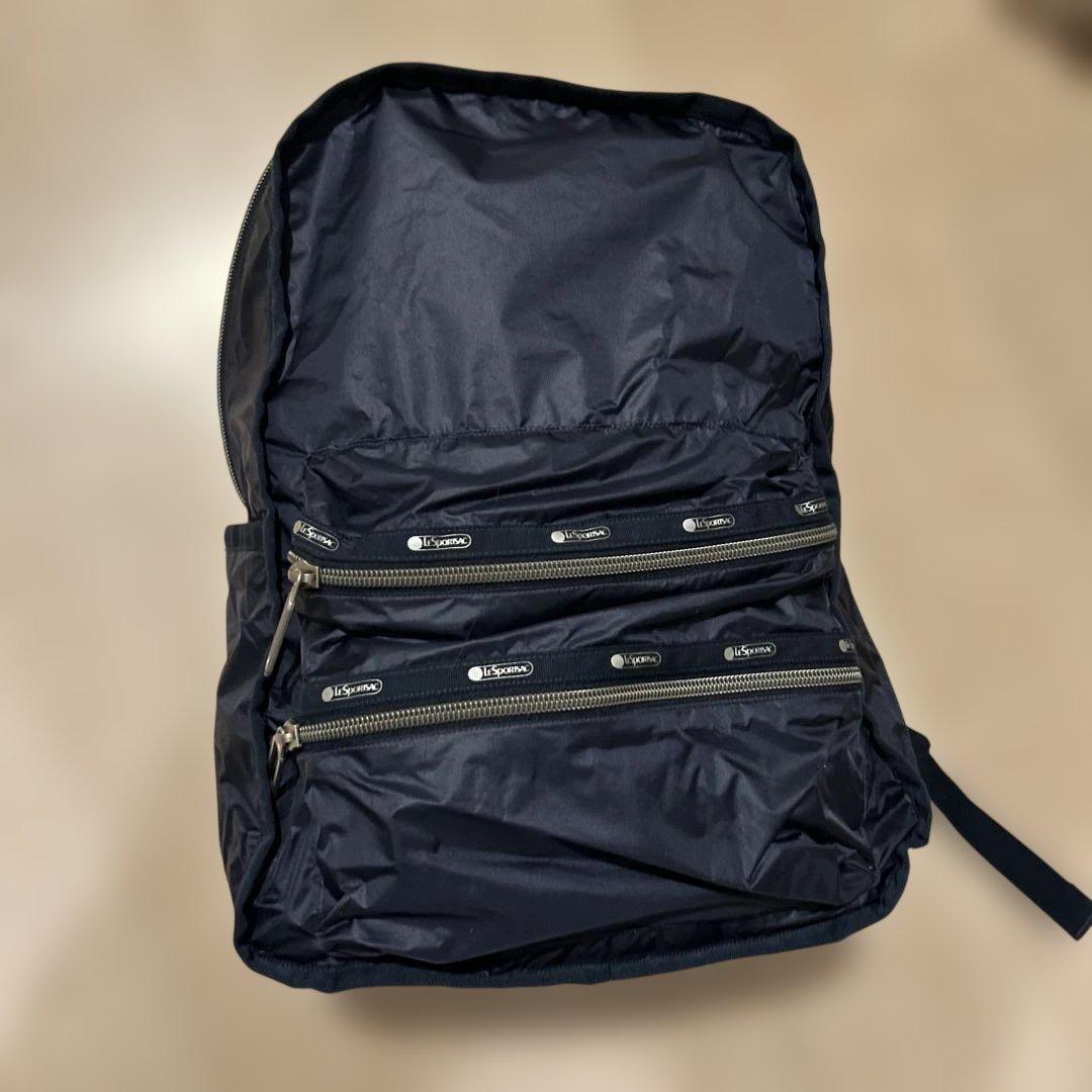 極美品　レスポートサック　エッセンシャル　リュック　ネイビー　超軽量