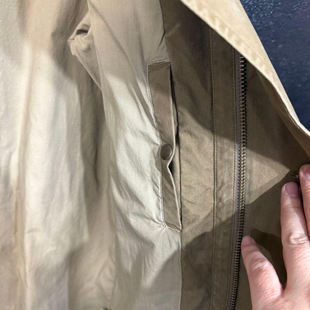 RRLコート 美品 ユーズド加工 サイズL トレンチ ワーク ミリタリー