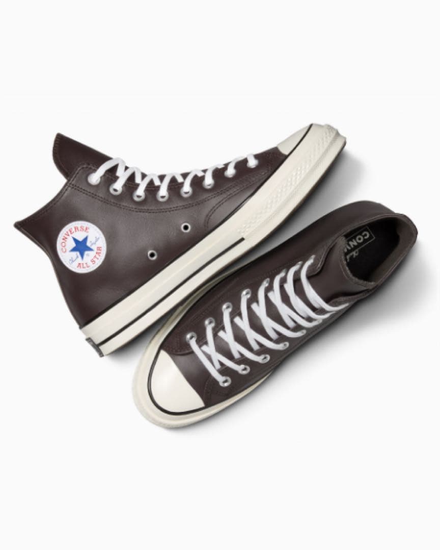 Converse ct70 ブラウン レザー 27.5cm ハイカット
