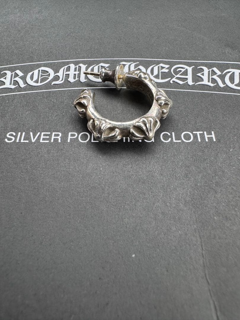 クロムハーツCHクロスフープイヤリング（ピアス）