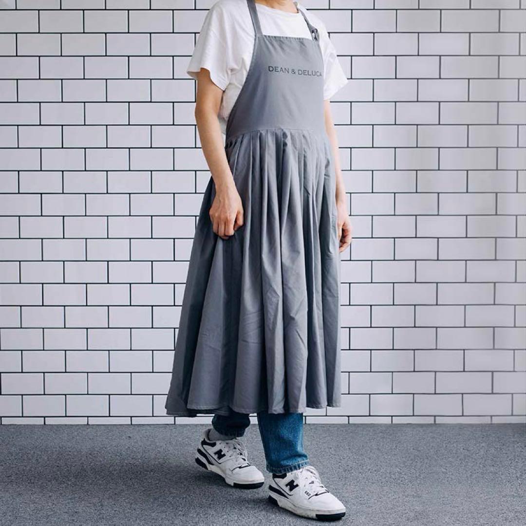 BEAMSコラボDEAN & DELUCA　エプロン グレー