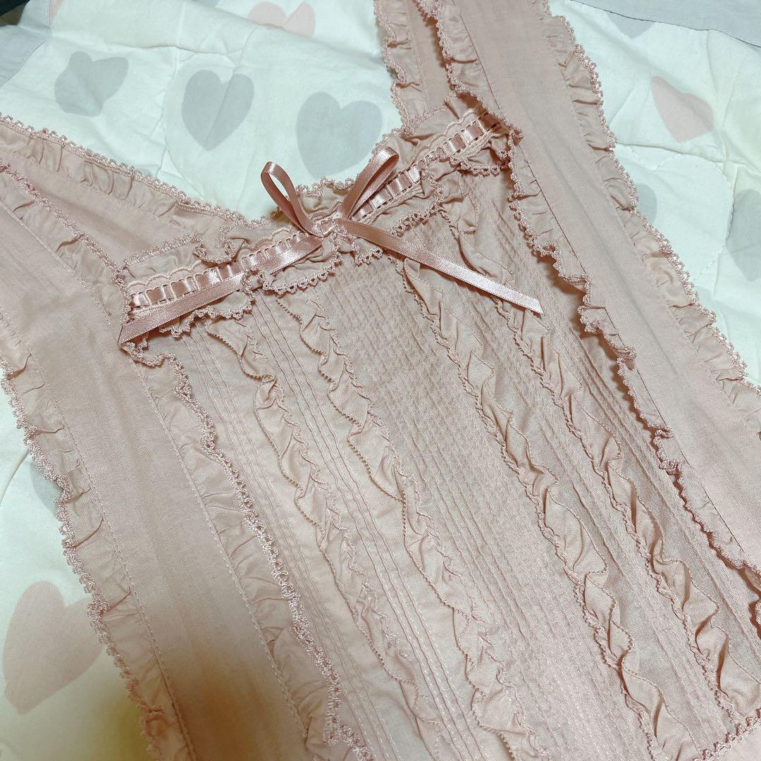 フリル使いタブリエ/ピンクハウス