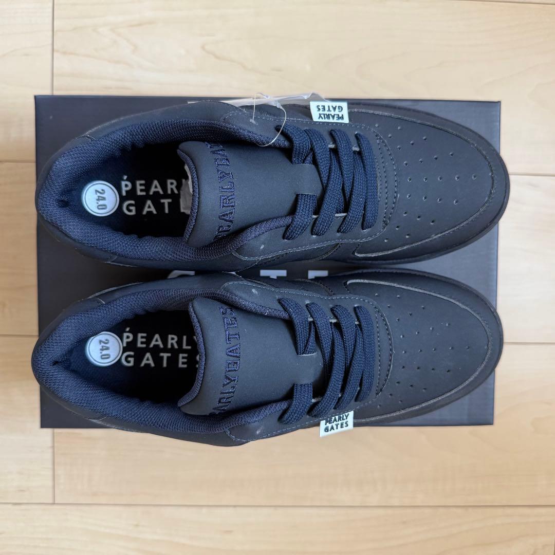 最終値下げ　新品未使用　パーリーゲイツ　ローカットスパイクシューズ 24.0cm