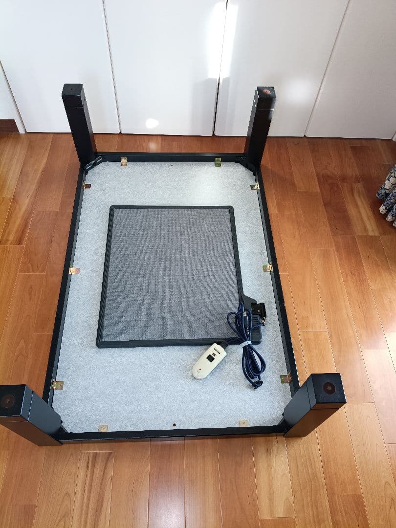 8600円の送料込 美品 家具調こたつ 120cm 長方形 フラットヒーター