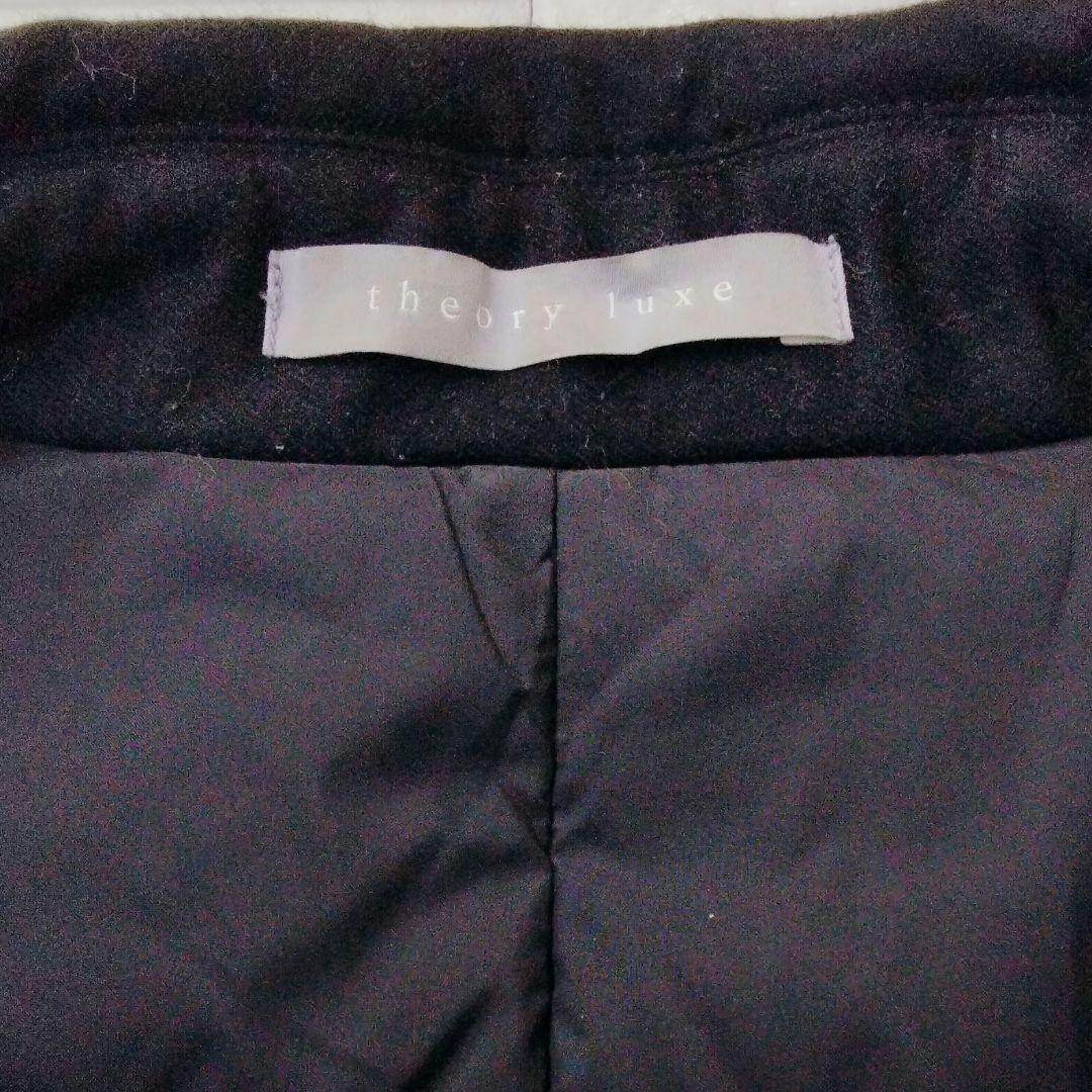 美品♪ セオリーリュクス ダウンチェスターコート ウール 40 Ｌ ブラック