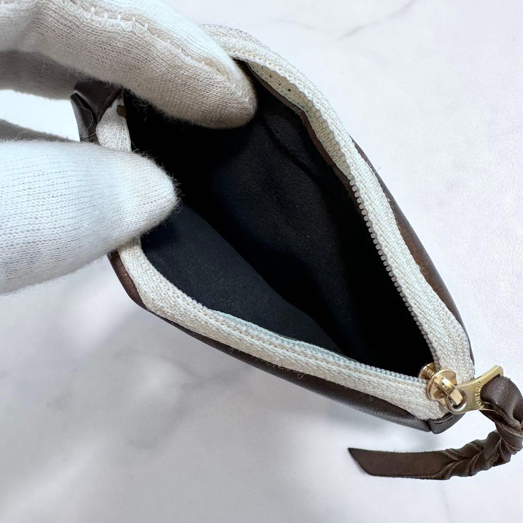 PORTER B印 YOSHIDA 別注がま口ウォレット 鉄粉染 ブラウン