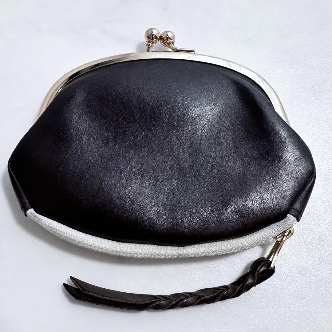 PORTER B印 YOSHIDA 別注がま口ウォレット 鉄粉染 ブラウン