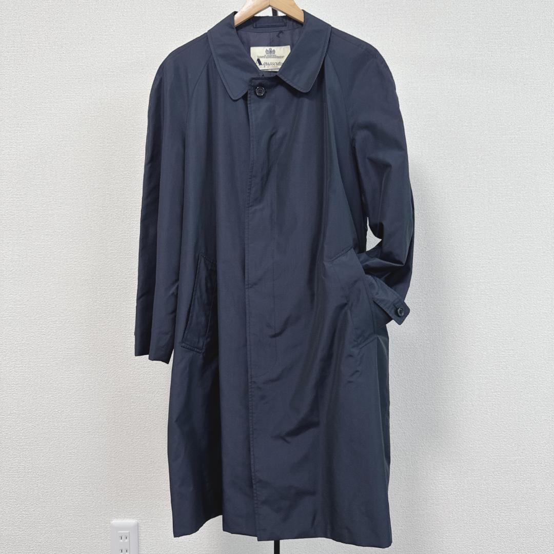 美品⭐️アクアスキュータム ピュアシルクコート ヴィンテージ イングランド L