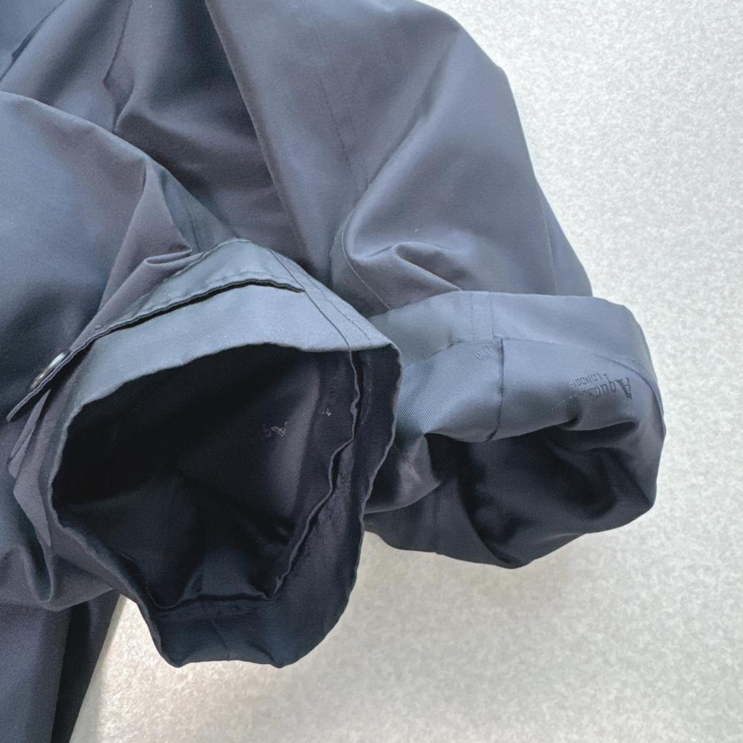 美品⭐️アクアスキュータム ピュアシルクコート ヴィンテージ イングランド L