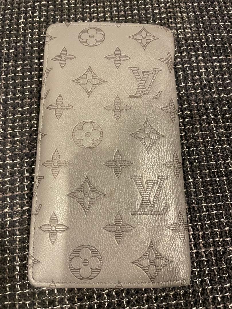 美品　ルイヴィトン 長財布 モノグラムシャドウ ポルトフォイユブラザ