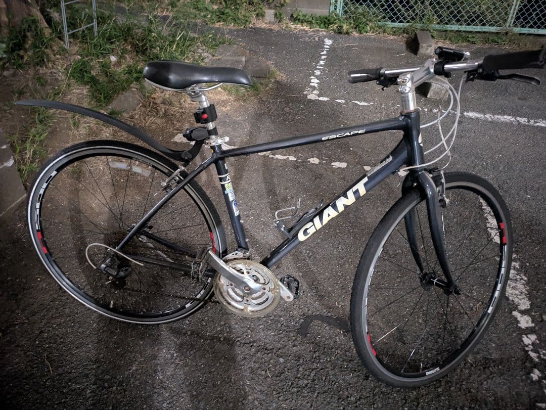 引き取り限定GIANT クロスバイク アルミフレーム